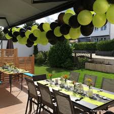 Wenn man viele freunde und verwandte einlädt, sollte der veranstaltungsraum auch im feierlichen ambiente erscheinen. Gartenparty Zum 30 Geburtstag Buffet Candybar Deko Co Papierfee Zauberhaftes Aus Papier