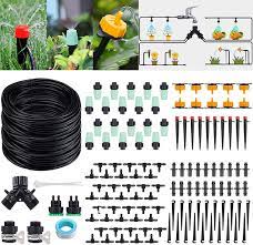 In this section were going to cover how to set up a drip system using water lines and drip systems. Buy Caveen Diy Irrigation System 147pcs 131ft 40m Drip Irrigation Kit Automatic Water System Self Watering Irrigation System Kit For Outdoor Garden Greenhouse Potted Plants Lawn And Tree Online In Italy B086lb688g