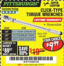 Shop our 1100+ locations nationwide. Harbor Freight Tools Coupon Database Free Coupons 25 Percent Off Coupons Toolbox Coupons Click Type Torque Wrenches