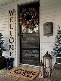 Awesome Farmhouse Front Porch Ideas 14 Farmhouse Porch Decor Homedecor Exterior Door Designs Rustic Porch Front Porch Decorating