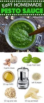 Easy Homemade Basil Pesto Recipe Recipe Food Processor Recipes Basil Pesto Recipes Pesto Recipe