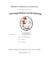 Menurut penelitian uadc nutrient pada tahun 2010, bahwa mengkonsumsi nasi putih 5 porsi dapat menyebabkan dm tipe 2. Contoh Proposal Usaha Ayam Goreng Kremes Berbagi Contoh Proposal