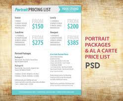 Photography Package Pricing Photographer Price List Marketing Photosho Photography Price List Template Photography Price List Wedding Photography Pricing