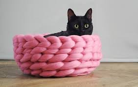 Maybe you would like to learn more about one of these? Ohhio S Hand Knit Pet Bed Offers Coziness To Your Furry Friend
