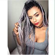 Check spelling or type a new query. Ombre Black And Silver Box Braids Novocom Top