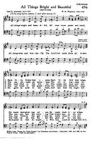 Worship And Service Hymnal For Church School And Home 496 Each Little Flower That Opens Hymnary Org