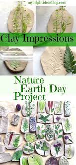 Try these five outdoor mindfulness activities for preschoolers to help your child wind down and refocus. Nature Craft Perfect For Earth Day Activity Clay Imprints With Plants And Flowers My Bright Ideas Nature Crafts Earth Day Projects Kids Art Projects