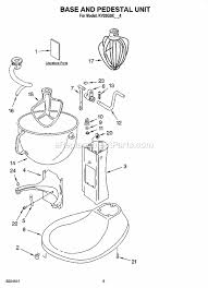 Kitchenaid stand mixer 6 qt. Kitchenaid Professional 5 Qt Stand Mixer Kv25g0xww4 Ereplacementparts Com