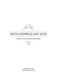 Jom sertai pengajian jangkamasa pendek ini. Nota Ekspress Kap 2020 Flip Ebook Pages 1 50 Anyflip Anyflip