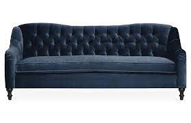 1 695,00 $ free shipping. Waverly Tufted Sofa Indigo Velvet Sofas Sectionals Furniture Category Landing Page One Kings Lane Leder Wohnzimmer
