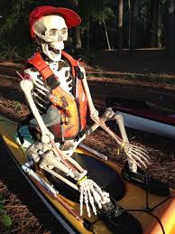 Halloween Kayak Decorations Halloween Camping Halloween Fun Halloween Skeletons