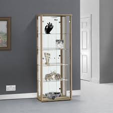 They are commonly used as museum cabinets, retail shop display cabinets, gallery display cases and more. Oak Lockable Glass Display Cabinet W Lighting 670mm Displaysense