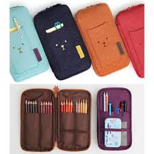 Cute Zipper Pen Pencil Case Felt Zip Around Multi Pouch Organizer Toffeenut Multi Pocket Ver 3 By Monopoly Cute Pencil Case Felt Pouch Pouch