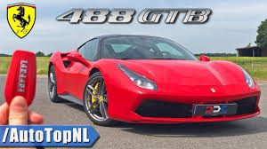 Full review of the new 488gtb. Ferrari 488 Gtb Review 330km H On Autobahn No Speed Limit By Autotopnl Youtube