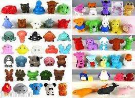 Rare Edition Japanese Iwako Erasers Rare Colored Monkey 7p Fall 2011 Rare Edition Erasers Animal Erasers