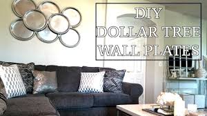 Dollar Tree Diy Wall Plates Diy Home Decor Design On A Dime Faux Mirror Diy Living Room Decor Dollar Tree Diy Plates On Wall