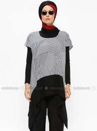 Kisa Kollu Tunik Siyah Tunik Stil Siyah