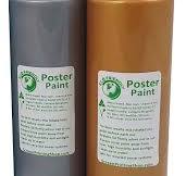 PP-Pearl2 | Set 2 Pearl Metallic Poster Paint/ Kids Craft Paint | Chemical free | Washable