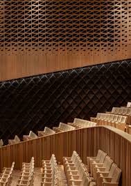 National Kaohsiung Centre For The Arts The Seats In The Recital Hall Have The Same Golden Fabric As The Concert Hall Theatre Interior Kaohsiung Concert Hall