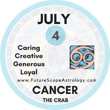 However, cancer sign always needs more love, money, and fame. July 6 Birthday Personality Zodiac Sign Compatibility Ruling Planet Element Health And Advice Futurescope