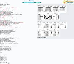 Tune why mail may be slow in october and months following pennygem. Chord Octobre Francis Cabrel Tab Song Lyric Sheet Guitar Ukulele Chords Vip