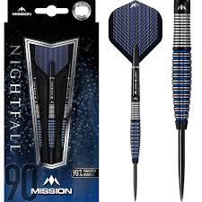 When you buy a set of darts you mainly pay for the tip and the barrel. Mission Nightfall Darts Steel Tip M4 Curved Darts From Mission Darts Uk