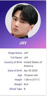 I Land Park Jay Kpop Profiles Kpop Profiles My Land Jay