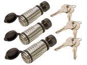 This kit includes one universal. Keyed Alike Lock Sets