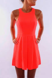 Jean Jail Spinaround Dress Neon Coral That Stylish Girl Fashion Style Fab Fashion