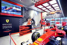 All the official scuderia ferrari f1 team merchandise, including official puma kit as worn by team drivers charles leclerc and carlos sainz during formula one race weekends. Ferrari Simulationcenter Ferrari Store Rome Tomacelli