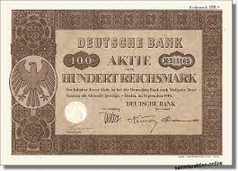 Traden ab nur 200 eur. Deutsche Bank Ag B Bank Klassiker Aus Der Rm Zeit B