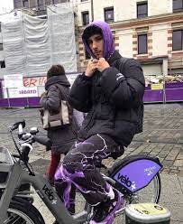Jaded London On Instagram Bx Lucas In Our Purple Lightning Jeans Available Online Hoodie Outfit Men Aesthetic Fashion Streetwear Men Outfits