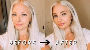 Learn how to care for blonde hairstyles and platinum color. How I Tint My Light Blonde Brows At Home For 8 Youtube