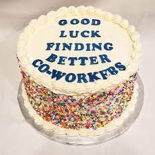 Bon voyage farewell cake 2. Funny Farewell Cake Simply Irresistible Custom Cakes Facebook