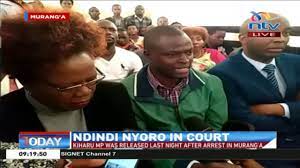 Kiharu mp ndindi nyoro has welcomed k24 tv news anchor anne kiguta's bold apology after the station cancelled his interview on sunday evening. Police Deflated My Car Tyres Mp Ndindi Nyoro Says In Court Youtube
