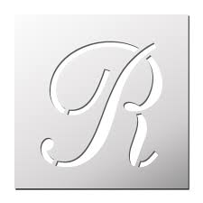 Pochoir Reutilisable Lettre Majuscule R Pochoir Lettre Pochoir Les Lettres Majuscules