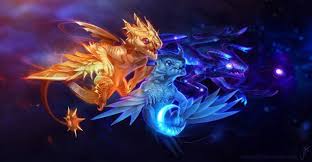 Sun Dragon Moon Dragon Star Dragon Babies Dragon Pictures Fantasy Dragon Art