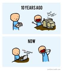 Email 10 Years Ago Vs Now Comic Funny Quotes Funny Clips Laugh Out Loud