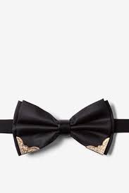 Black And Gold Bow Tie Ties Com Pre Tied Bow Tie Ties Mens Fashion Ties Mens