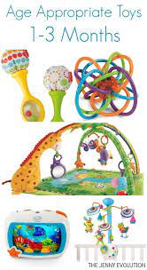 Examples of appropriate infant toys: Development And Age Appropriate Toys For Infants 1 3 Months Age Appropriate Toys Toys By Age Trendy Baby Toys