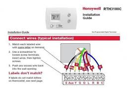 Honeywell 5000 Wiring Diagram Honeywell Thermostats Thermostat Wiring Honeywell
