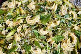 Cascatelli Primavera Recipe On Food52 Recipe In 2021 Recipes Easy Lunch Recipes Pasta Shapes