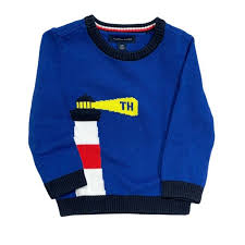 Tommy Hilfiger Tommy Hilfiger Baby Sweater Boy Blue 24m Walmart Com Walmart Com