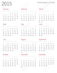 The week numbering system of outlook can be modified to match the week numbering system which is used by your country or region. United Kingdom 2015 Year Calendar With Week Numbers Royalty Free Cliparts Vectors And Stock Illustration Image 33484962