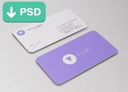 Free Purple Business Card Psd Mockup Template Titanui Business Card Mock Up Free Business Card Mockup Business Cards Mockup Psd