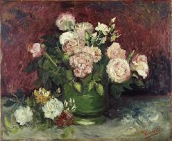 Yellow contrasts with a green or blue. Beauty Everywhere In Vincent Van Gogh S Paintings Of Flowers Inside The Mfah The Museum Of Fine Arts Houston