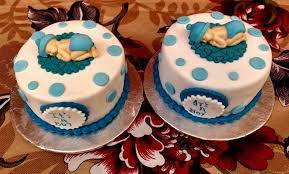 Birthday cake with name ; Cocoa Berries Birth Announcement Mini Cakes For Baby Boy Facebook