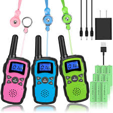 The best walkie talkies incorporate extensive battery life, range, clarity, and durability. Amazon Com Wishouse Rechargeable Walkie Talkies For Kids With Charger 3x3000mah Battery Family Two Way Radio Adult Cruise Ship Long Range Outdoor Camping Hiking Fun Toys Birthday Xmas Gift For Girl Boy 3