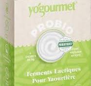 Yogourmet - Ferments Yaourt avec Probiotiques 48 Pots (6 Sachets = 6  Litres) - Faites du yaourt à la maison - Naturel, sans gluten, casher,  halal : ...
