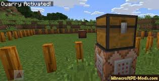 Quarry and advanced miner which can have enchantment for minecraft. Better Quarry Farming Mod For Minecraft Pe Android 1 12 0 1 11 1 Download